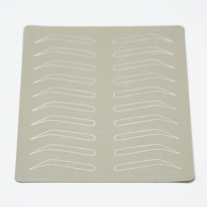 Piele artificiala cu evidentiere pentru practica sprancene
