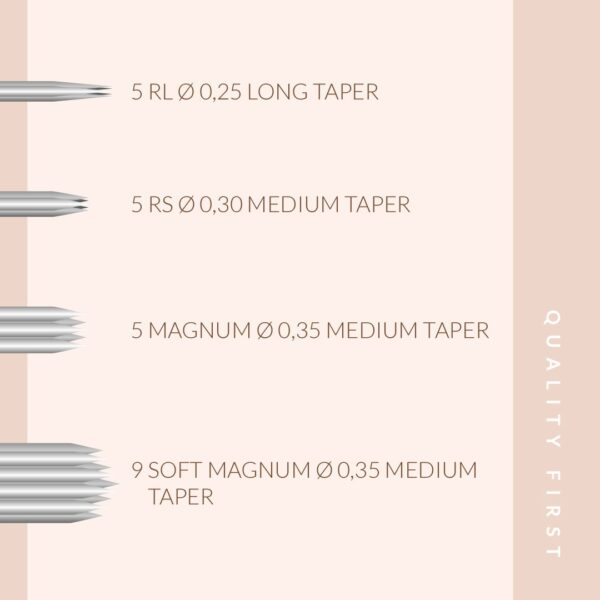 5 RL Ø 0,25 Long Taper (20 pcs) - imagine 2