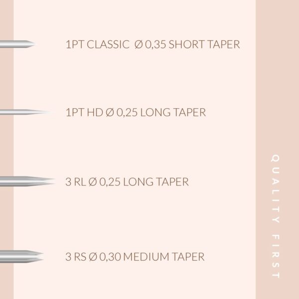 3 RL Ø 0,25 Long Taper (20 pcs) - imagine 3